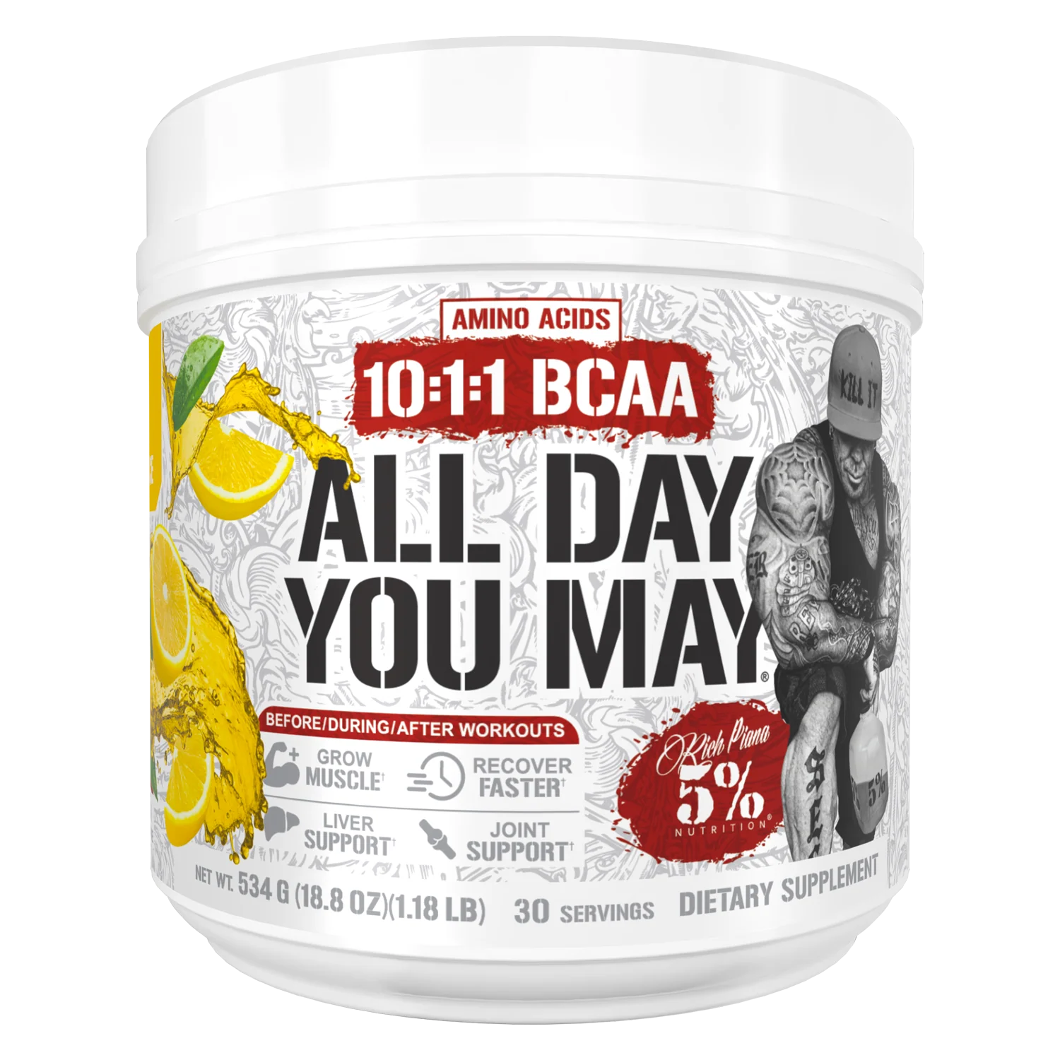 All Day You May 10:1:1 Ratio BCAA Recovery Drink - Image 24