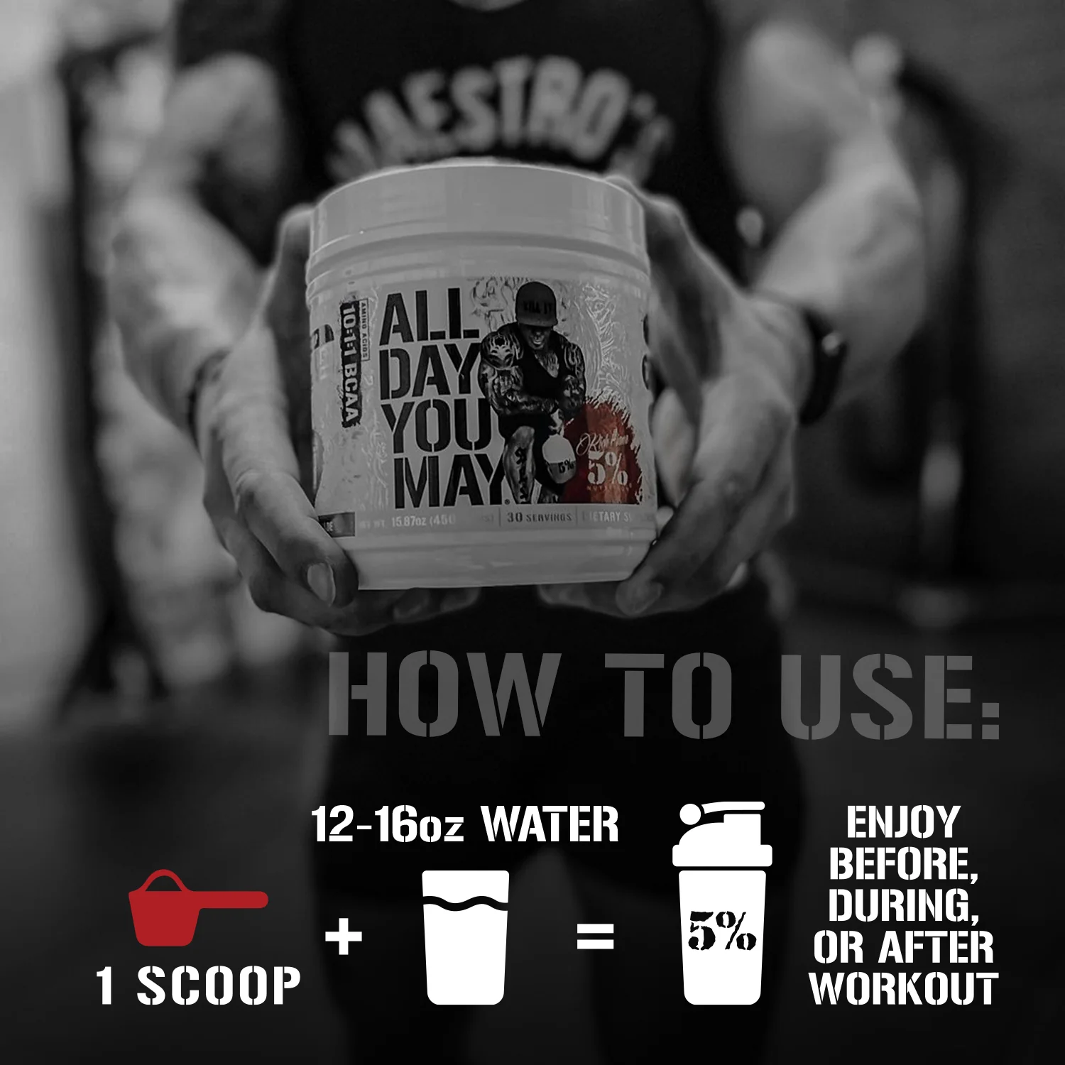 All Day You May 10:1:1 Ratio BCAA Recovery Drink - Image 4