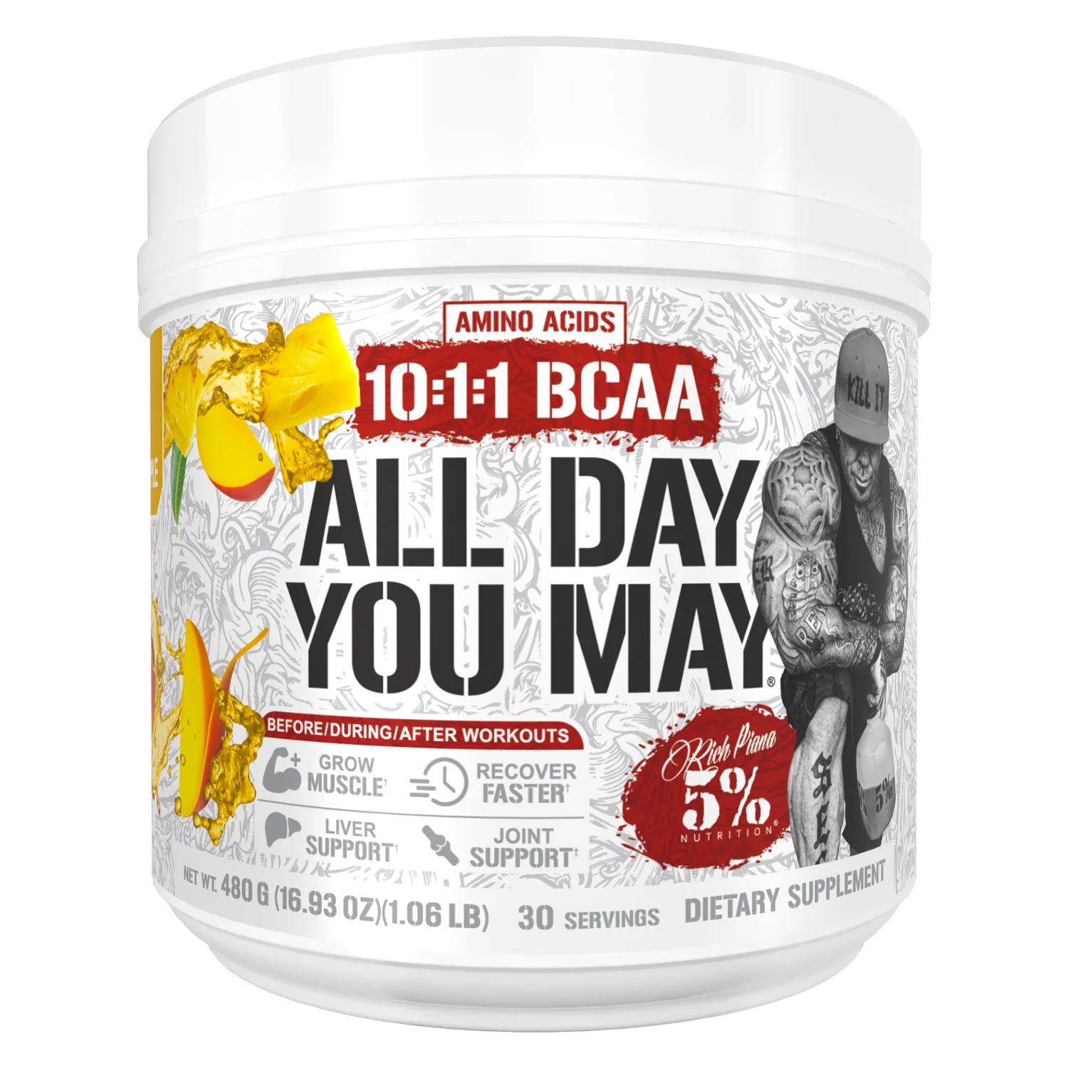 All Day You May 10:1:1 Ratio BCAA Recovery Drink - Image 9