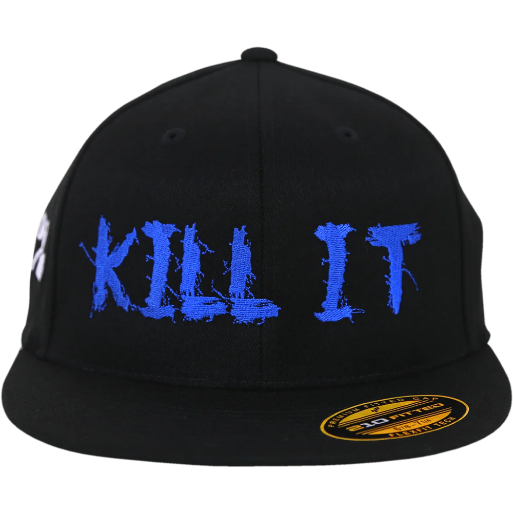 Love It Kill It, Blue on Black Hat - Image 3
