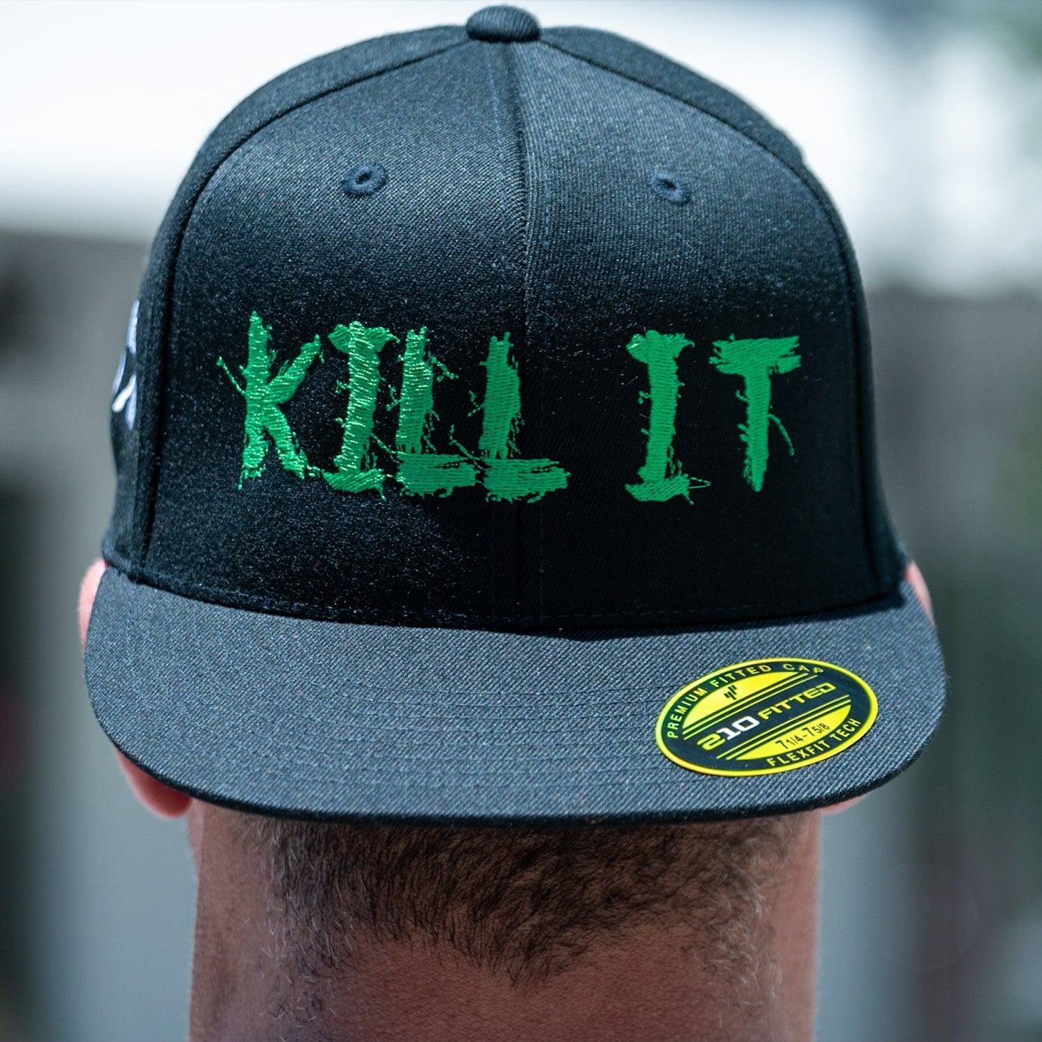 Love It Kill It, Green on Black Hat - Image 10